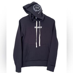 Apulence Black Long Sleeve Unisex Men Women Hoodie Pullover Sweatshirt (SizeXS)